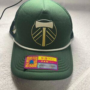 Portland Timbers MLS Green Atmosphere Trucker Adjustable hat NWT